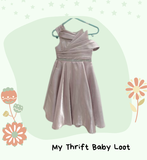 Preloved Purple Party Gown (1-3 years)